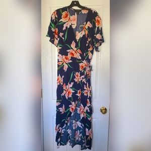 Floral Wrap Dress